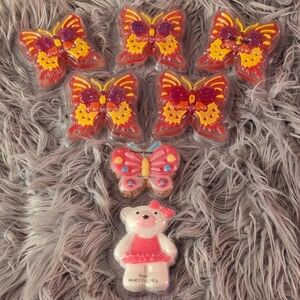 NWT. 9 Piece Butterfly Bath Bundle